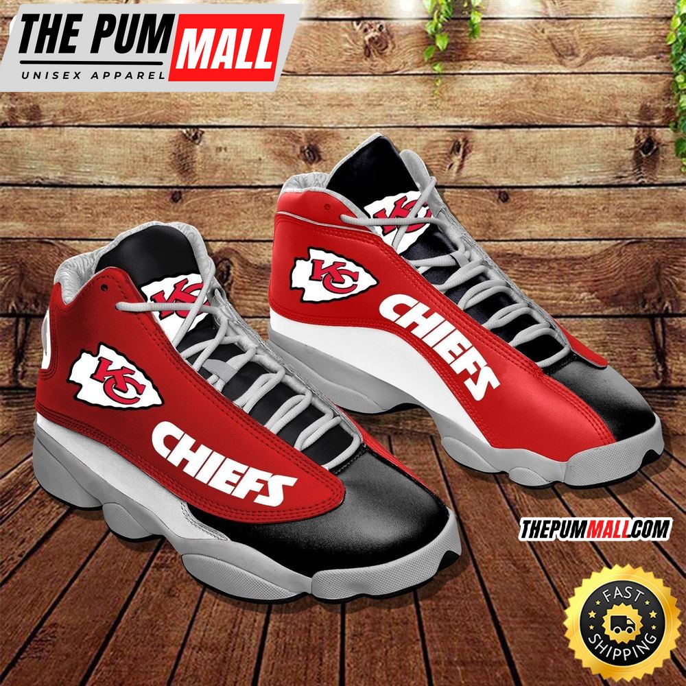 NFL Kansas City Chiefs Air Jd 13 Shoes V2