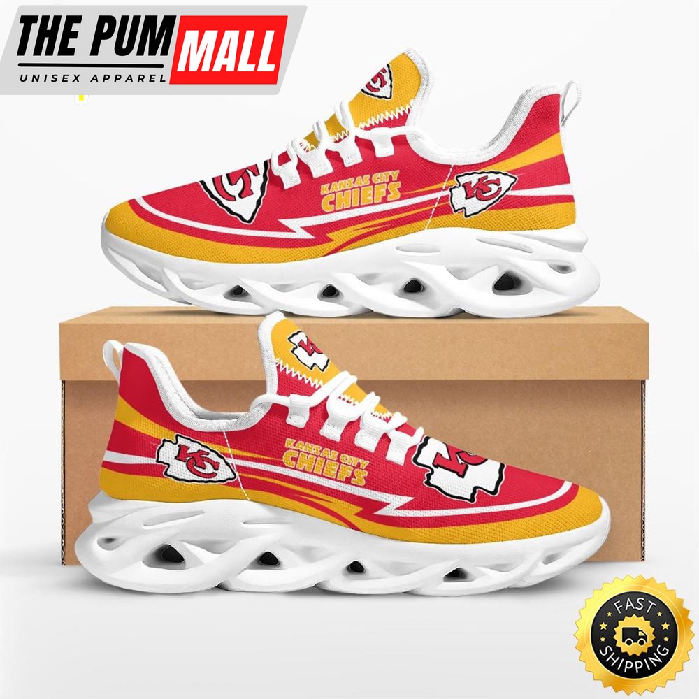 NFL Kansas City Chiefs Are Coming Curves Max Soul Shoes