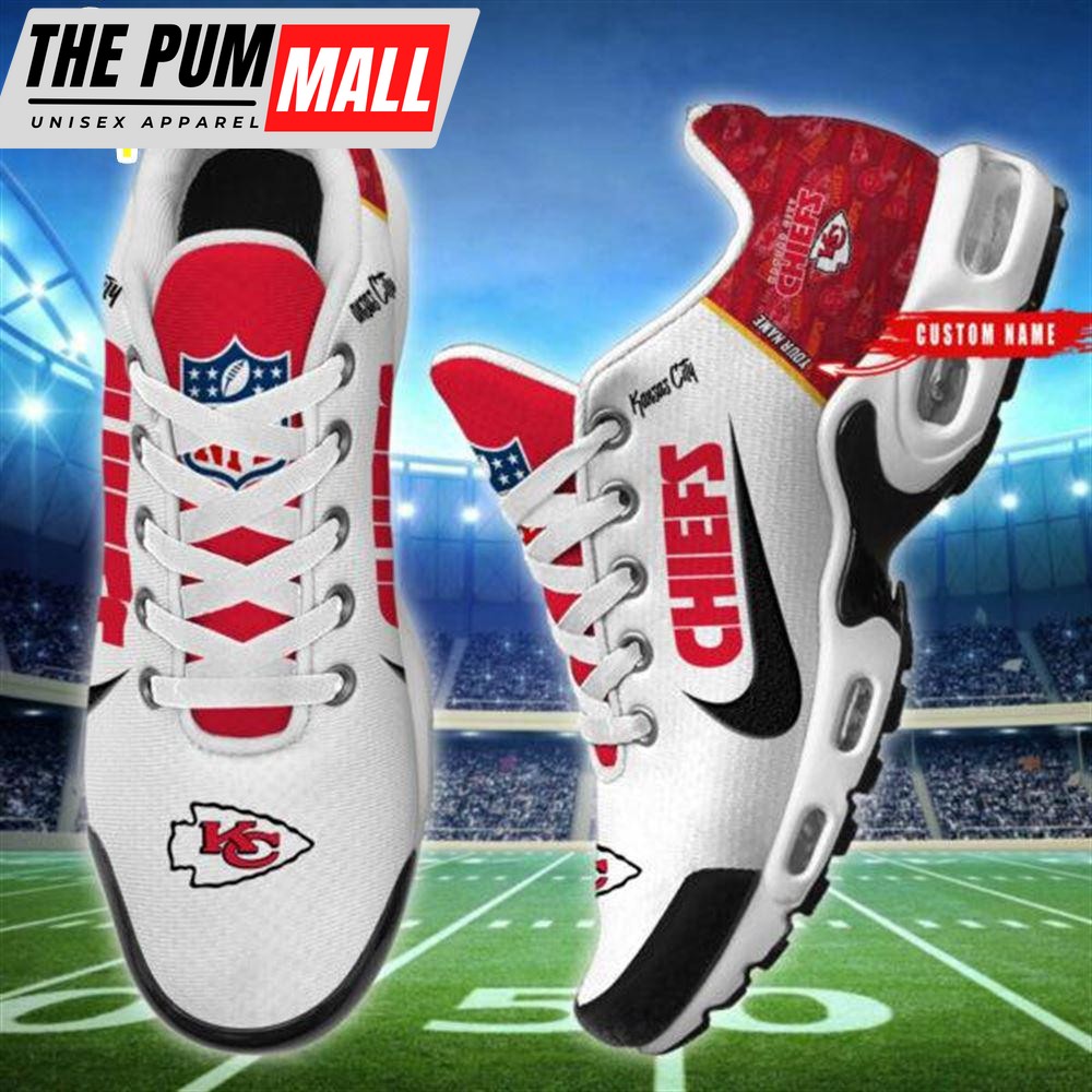 NFL Kansas City Chiefs Custom Name Air Max Plus Shoes