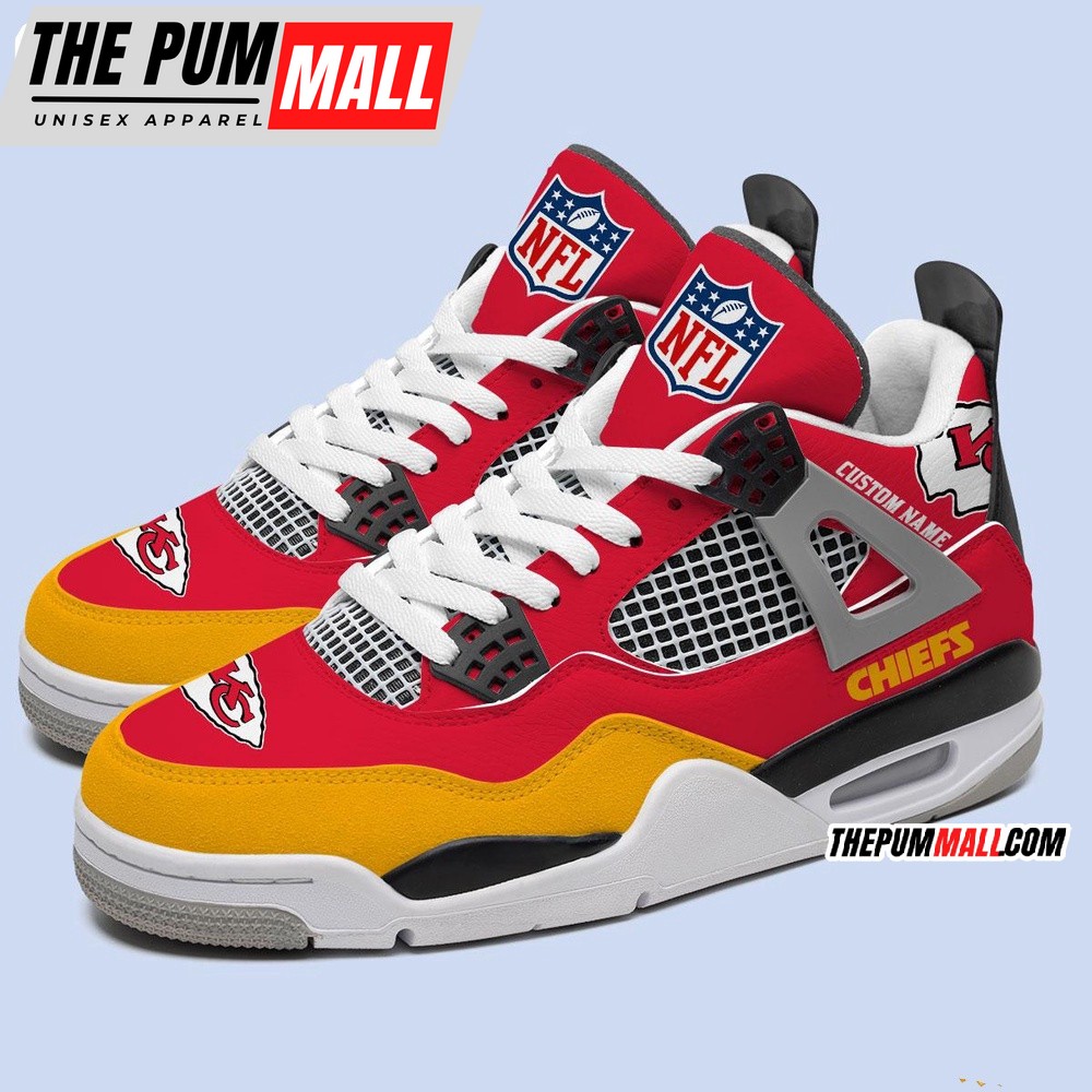 nfl-kansas-city-chiefs-football-team-air-jordan-4-shoes-personalized-aj4-sneake-vcsxqsb5 NFL Kansas City Chiefs Football Team Air Jordan 4 Shoes, Personalized AJ4 Sneaker