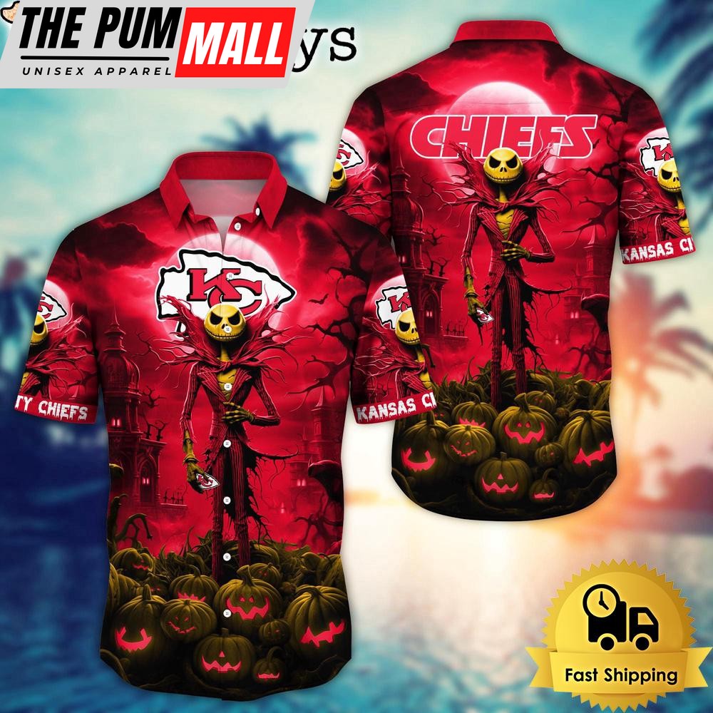 NFL Kansas City Chiefs Halloween Jack Hawaiian Shirt