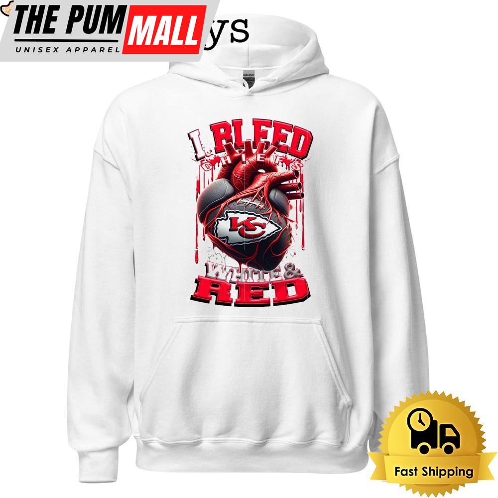 nfl-kansas-city-chiefs-i-bleed-white-red-t-shirt-u7dljtgz NFL Kansas City Chiefs I bleed White Red T Shirt