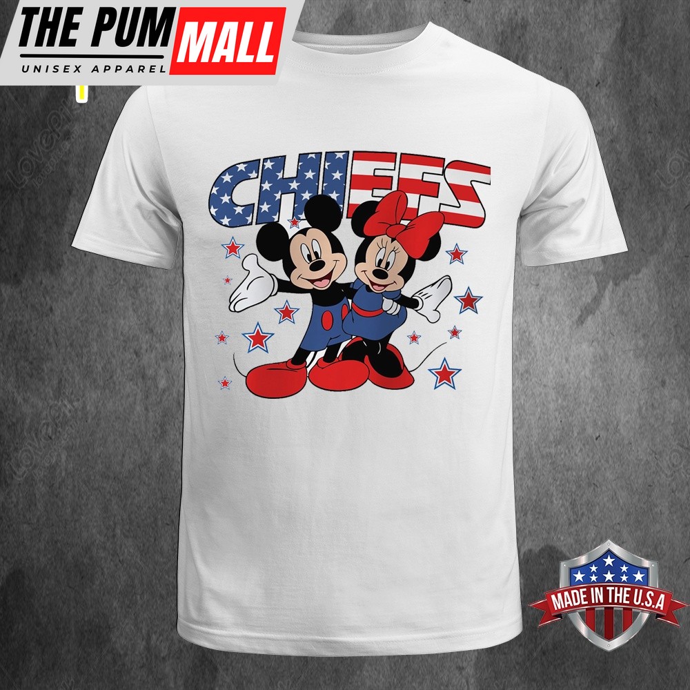 NFL Kansas City Chiefs Independence Day Proud of 4 July Mickey Love Unisex T-Shirt