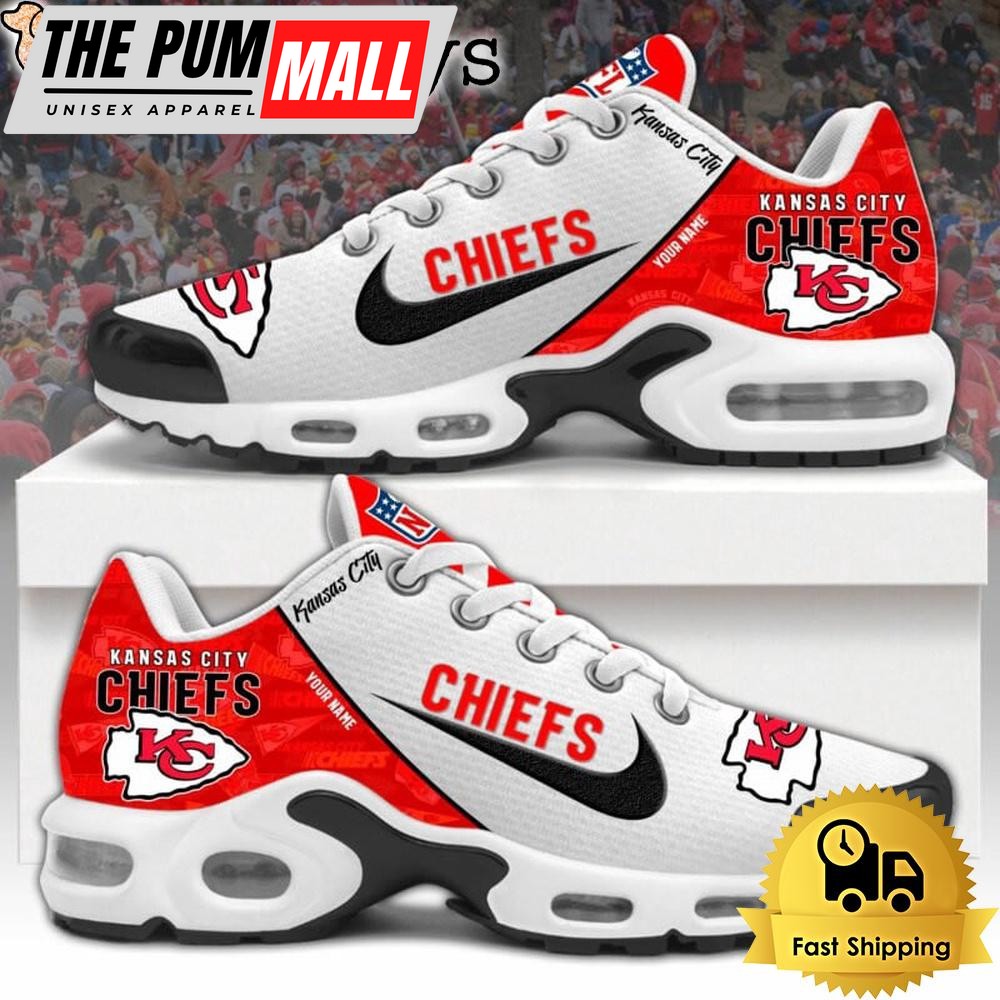 NFL Kansas City Chiefs Logo 2024 Custom Air Max Plus Shoes, NFL Fan Shoes