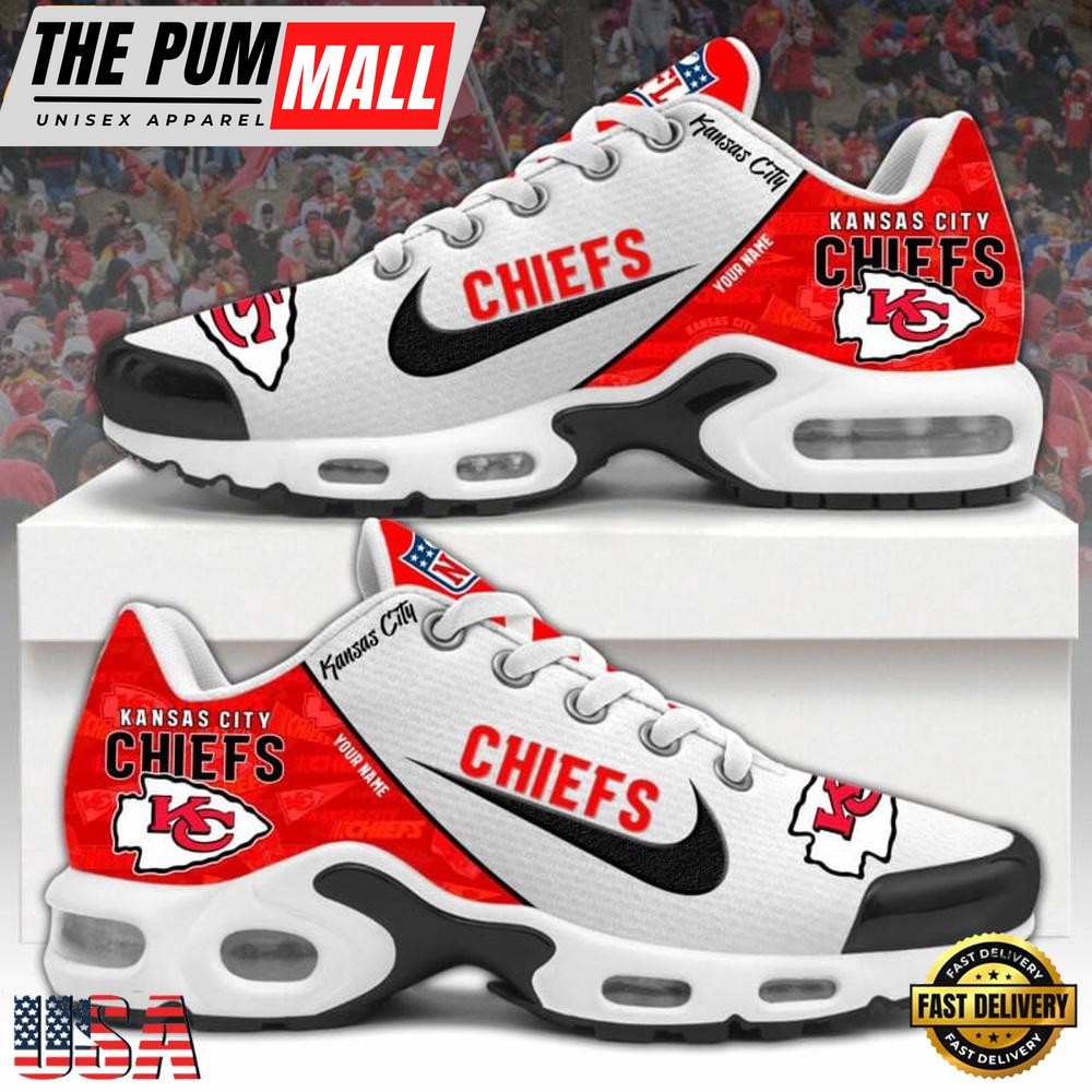 NFL Kansas City Chiefs Logo 2025 Custom Air Max Plus Shoes Running Sneakers