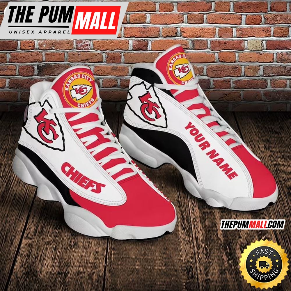 Nfl Kansas City Chiefs Personalized Air Jd 13 Shoes