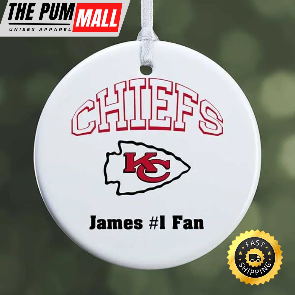 NFL Kansas City Chiefs Personalized NFL Football Ornaments Limited Edition
