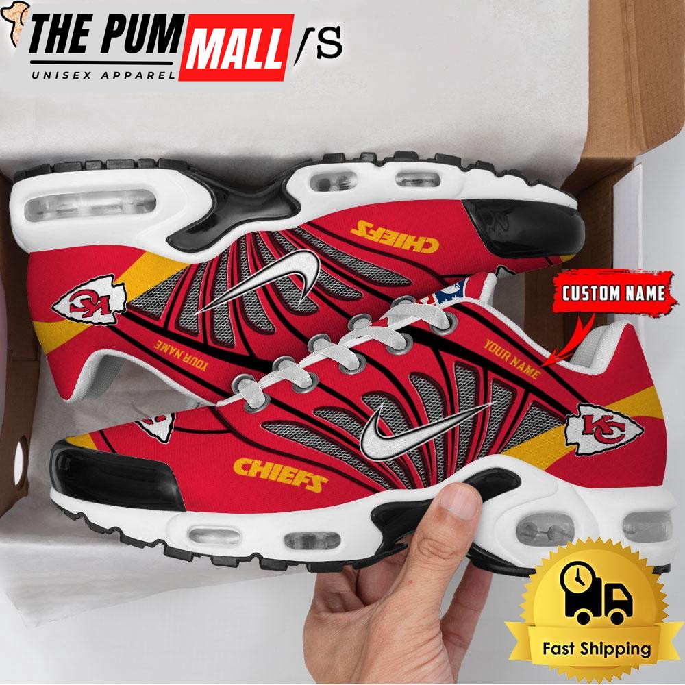 NFL Kansas City Chiefs Sport Football Logo Custom Air Max Plus Shoes 1