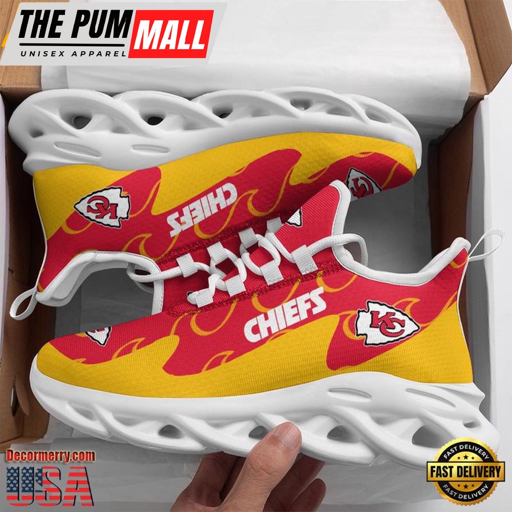 NFL Kansas City Chiefs Sport Max Soul Shoes , Running Sneakers Shoes