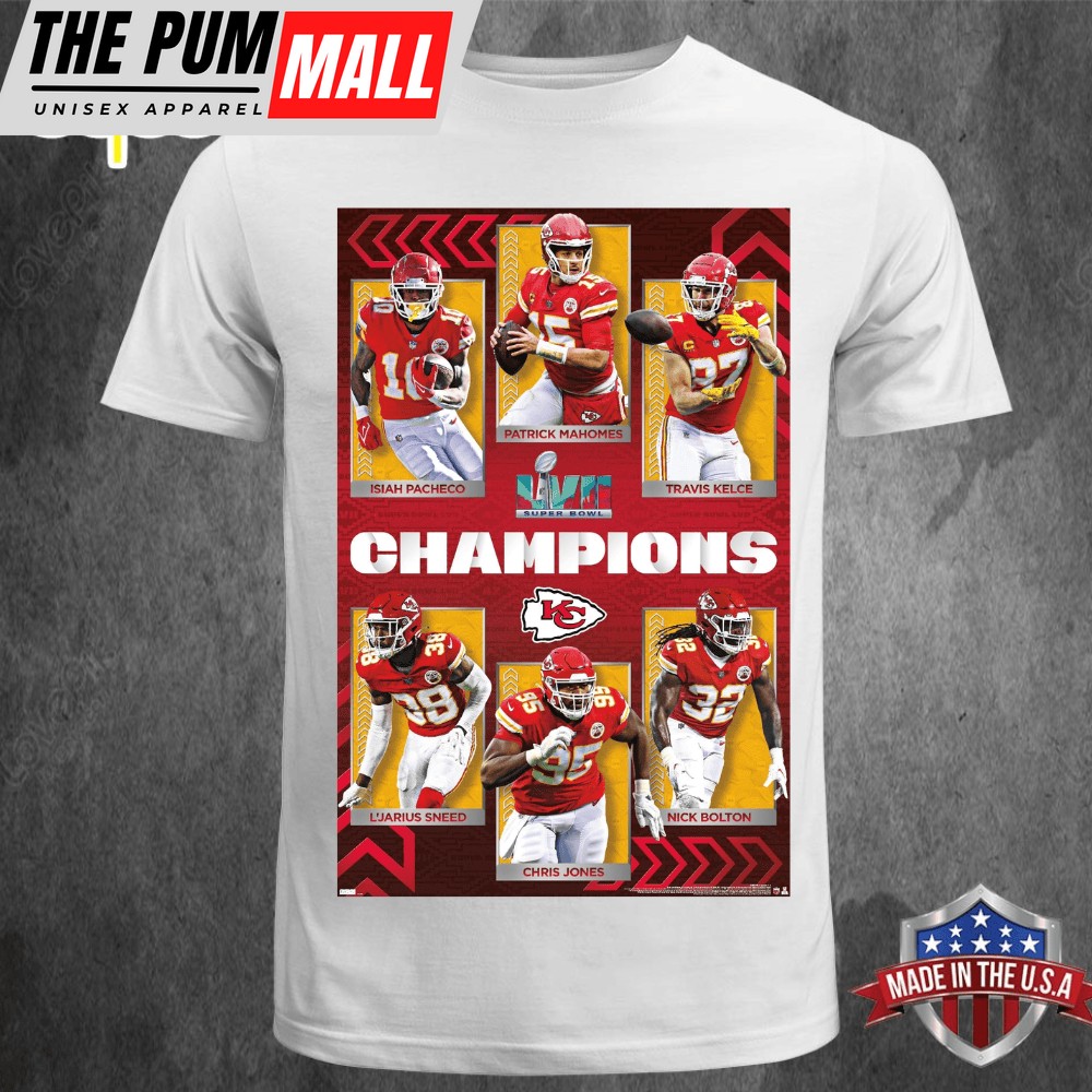 NFL Kansas City Chiefs Super Bowl LVII Champions T-shirt