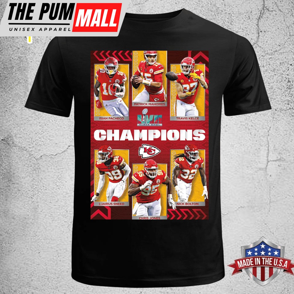 NFL Kansas City Chiefs Super Bowl LVII Champions Unisex T-shirt