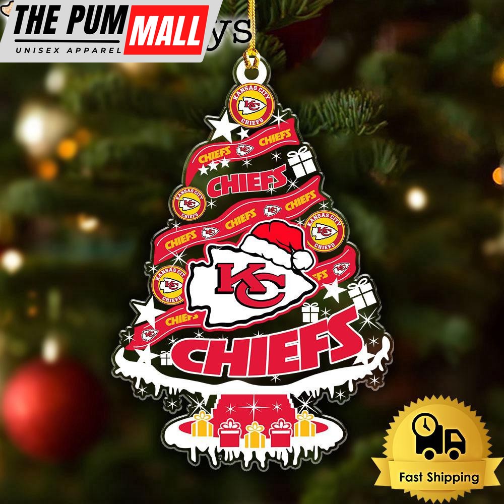 NFL Kansas City Chiefs Tree Christmas Ornament Limited Edition