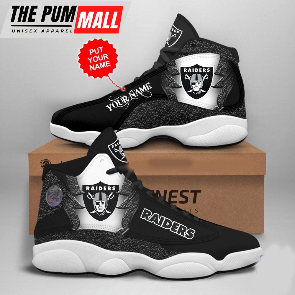 NFL Las Vegas Raiders Air Jd 13 Shoes Sneaker