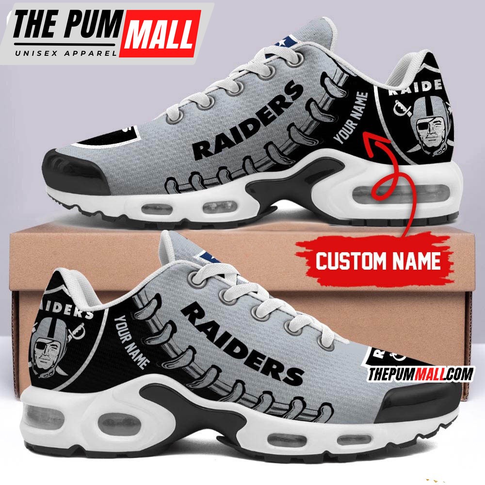 NFL Las Vegas Raiders Custom Air Max Plus Shoes
