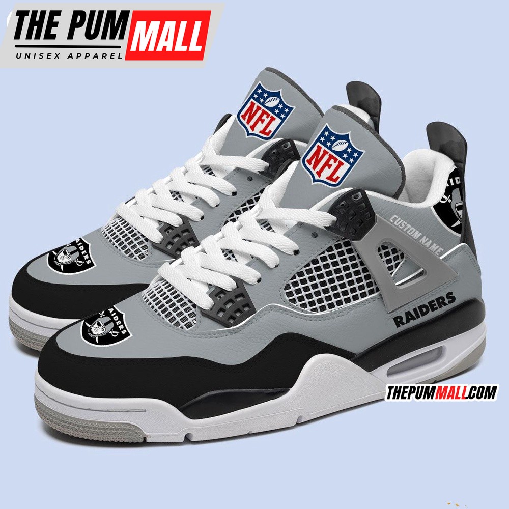 nfl-las-vegas-raiders-football-team-air-jordan-4-shoes-personalized-aj4-sneaker-iosvis5b NFL Las Vegas Raiders Football Team Air Jordan 4 Shoes, Personalized AJ4 Sneaker