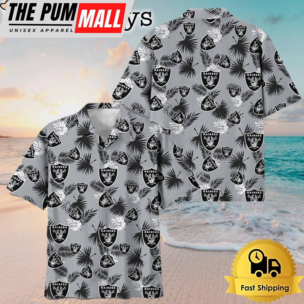 NFL Las Vegas Raiders Hawaiian Shirts For Family Trips