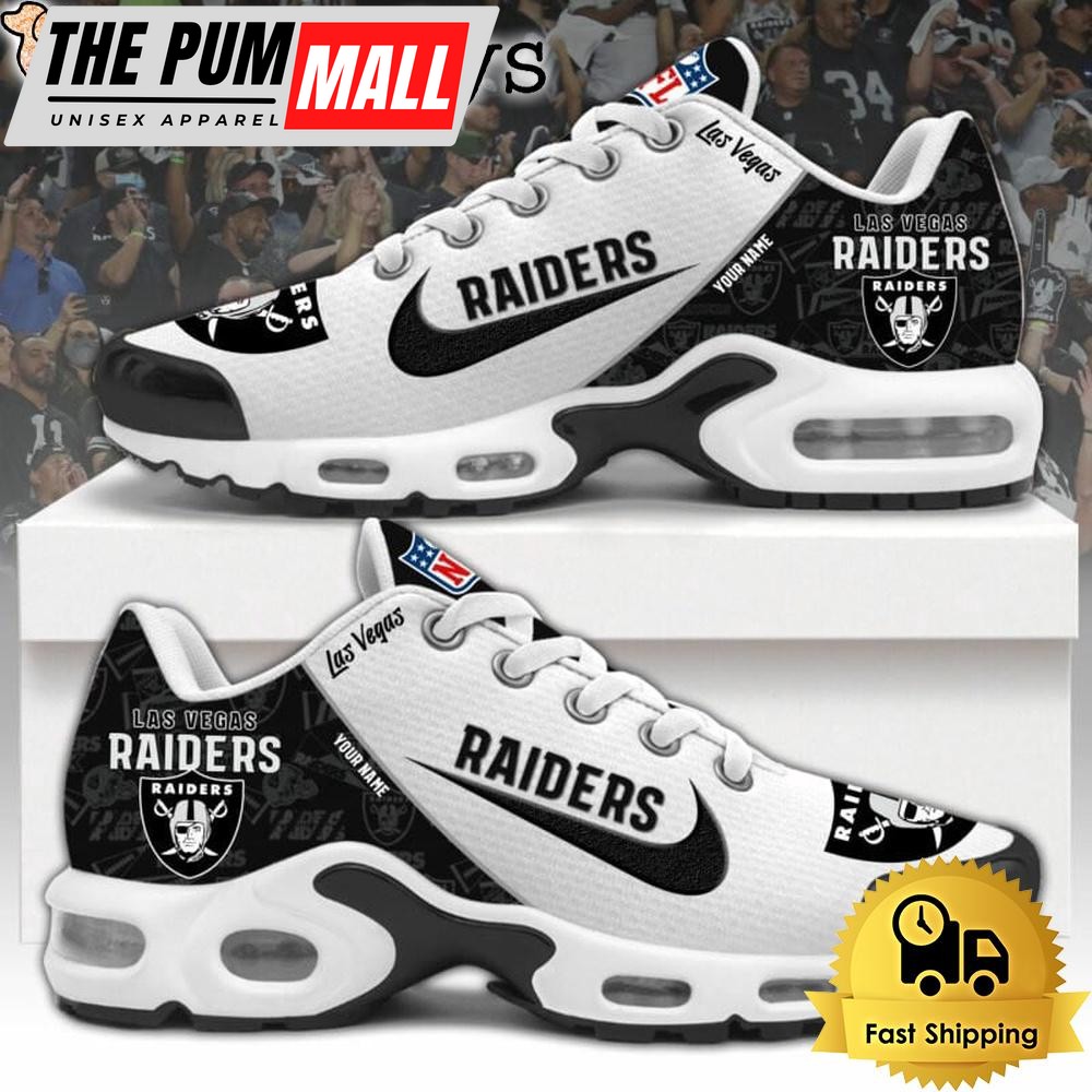 NFL Las Vegas Raiders Logo 2024 Custom Air Max Plus Shoes, NFL Fan Shoes