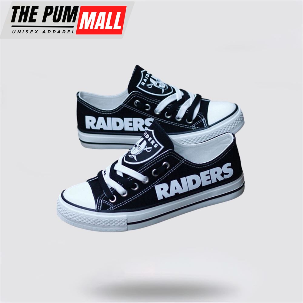 nfl-las-vegas-raiders-low-top-canvas-shoes-sport-sneakers-experience-the-perfect-iyp2dnho NFL Las Vegas Raiders Low Top Canvas Shoes Sport Sneakers Experience The Perfect Blend Of Style And Performance