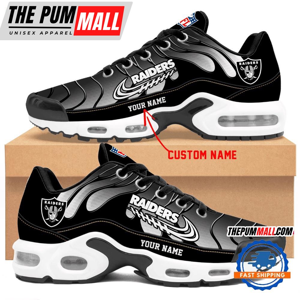 NFL Las Vegas Raiders Personalized Limited Edition Air Max Plus Shoes Sneaker