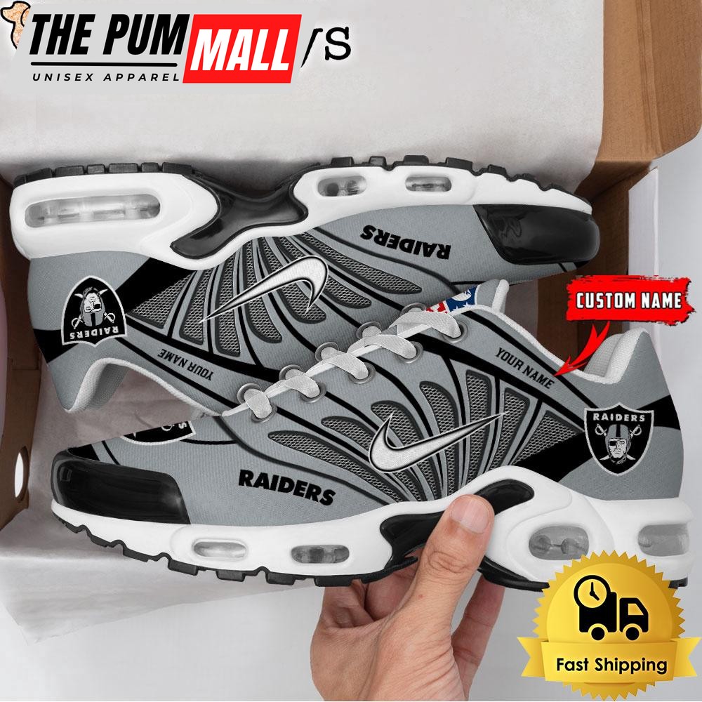 NFL Las Vegas Raiders Sport Football Logo Custom Air Max Plus Shoes