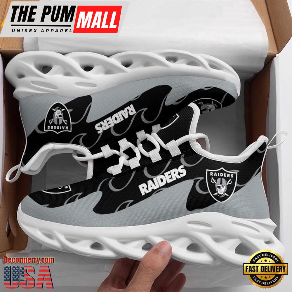 NFL Las Vegas Raiders Sport Max Soul Shoes , Running Sneakers Shoes