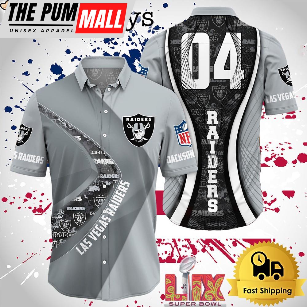 NFL Las Vegas Raiders Super Bowl LIX Fans Custom Hawaiian Shirt