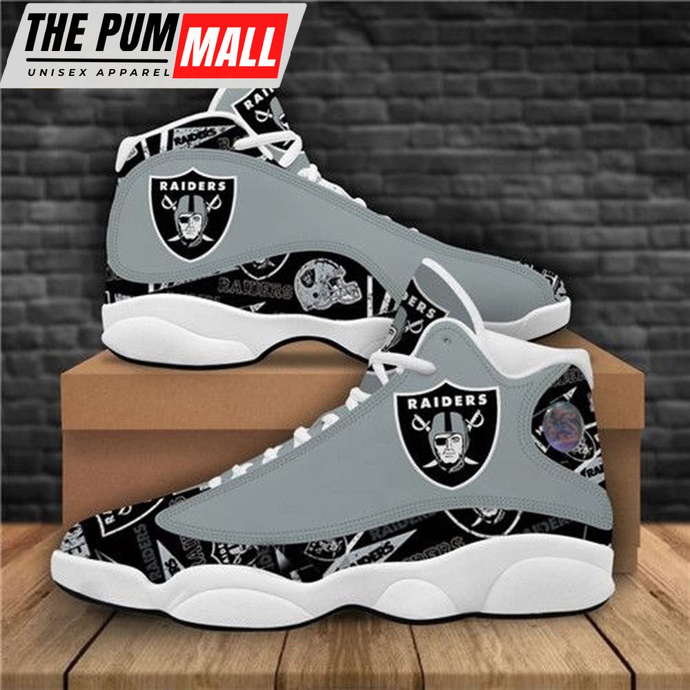 NFL Las Vegas Raiders Team Design Air Jd 13 Shoes