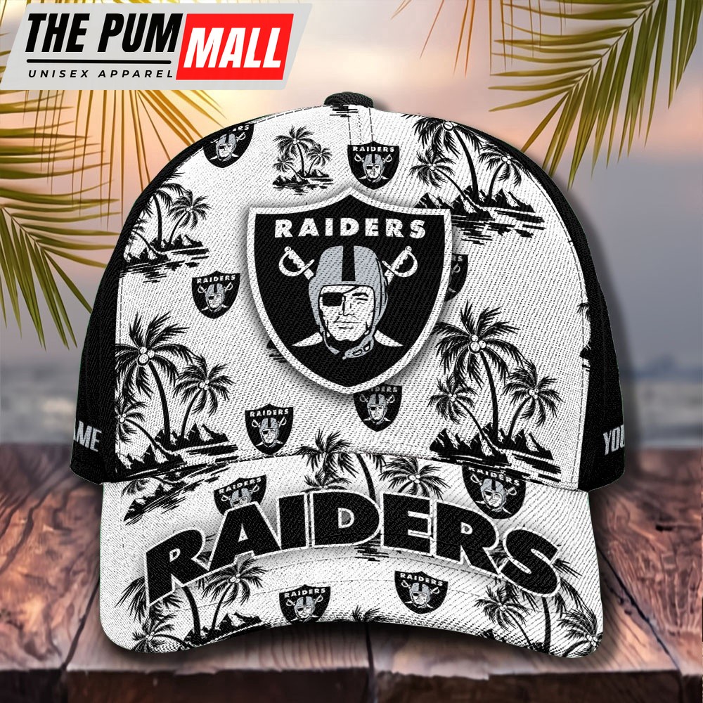 NFL Las Vegas Raiders Tropical Summer Basball Cap