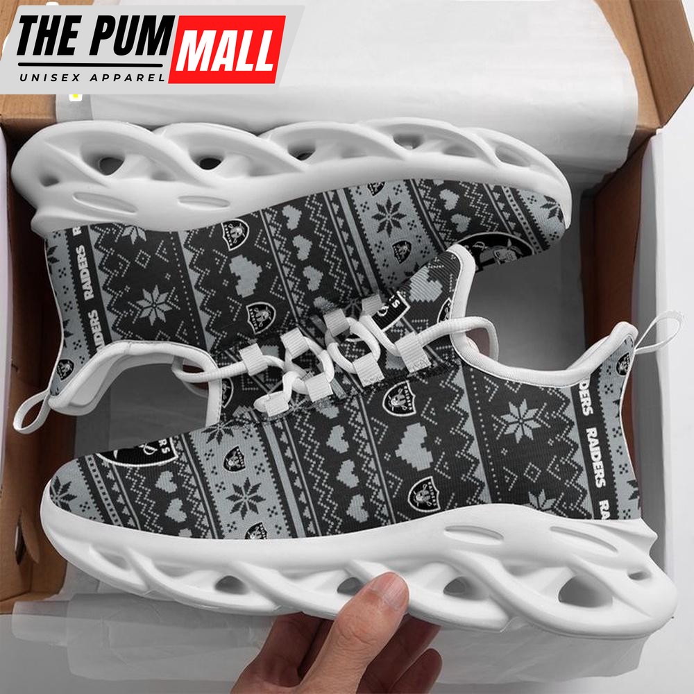 NFL Las Vegas Raiders X-max Patterns Max Soul Shoes Limited Edition