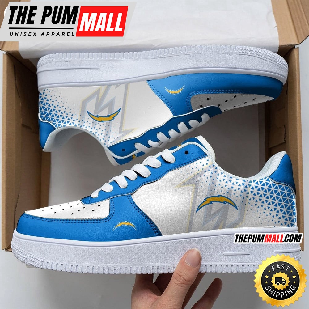 NFL Los Angeles Chargers Air Force 1 Shoes Classic Air Force Kicks