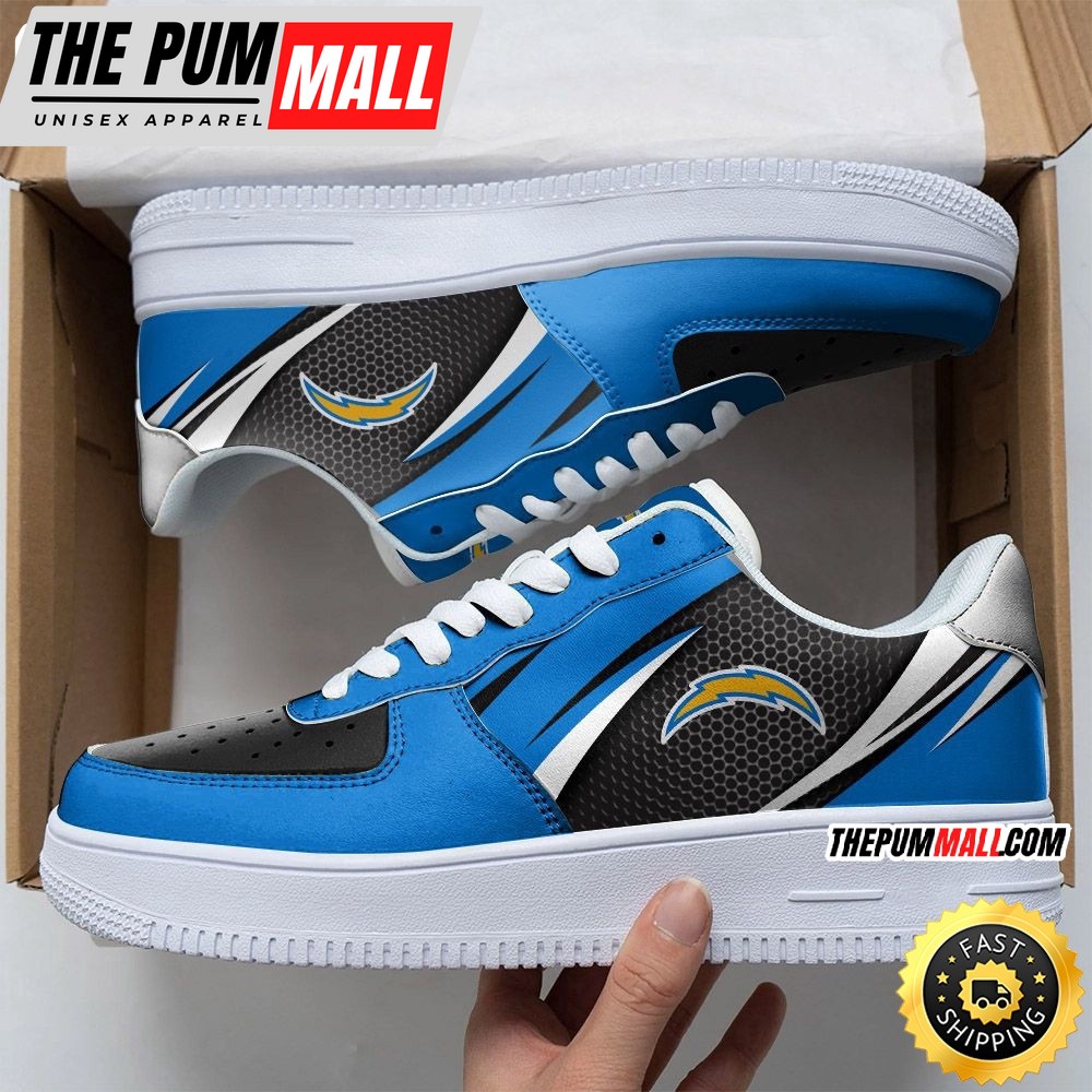 NFL Los Angeles Chargers Air Force 1 Shoes Sleek AF1 Fashion