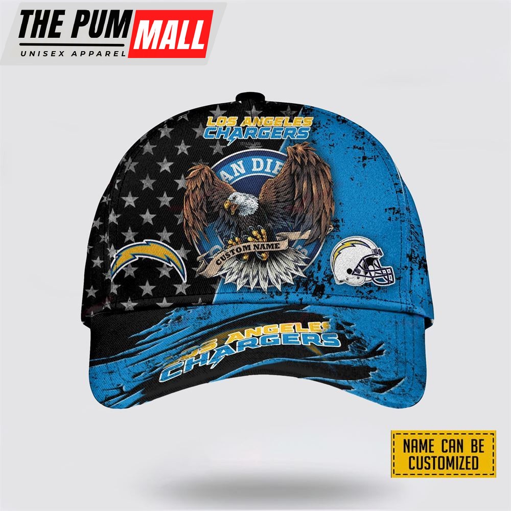 NFL Los Angeles Chargers Cap 3D Personalized Classic Eagles Hats Show Your Team Spirit In Style