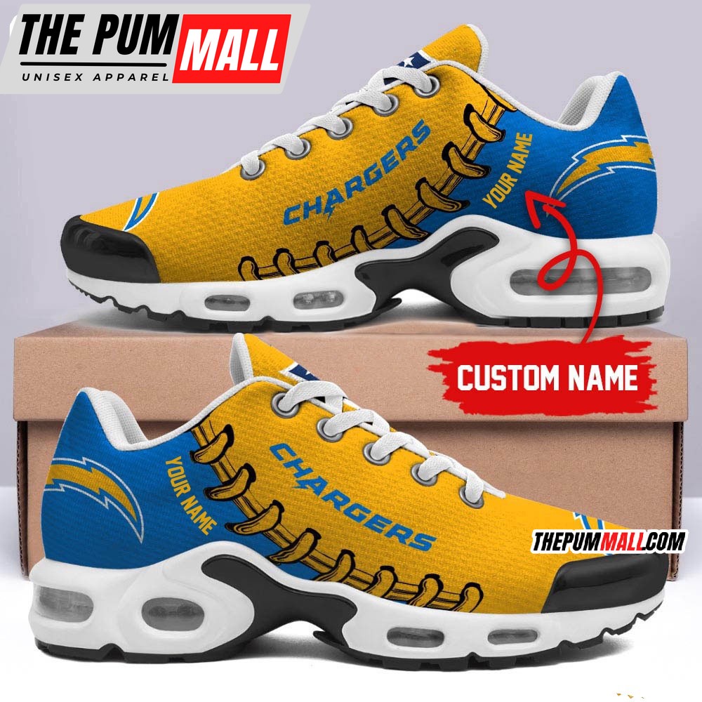 NFL Los Angeles Chargers Custom Air Max Plus Shoes