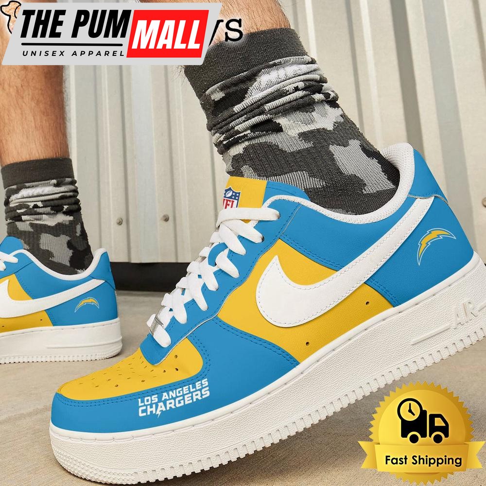 nfl-los-angeles-chargers-every-step-carries-belief-custom-air-force-1-shoes-ufuswqop NFL Los Angeles Chargers Every Step Carries Belief Custom Air Force 1 Shoes