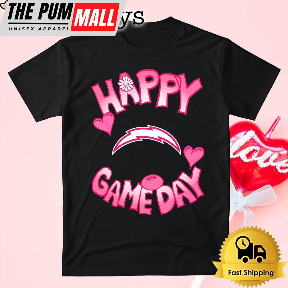 NFL Los Angeles Chargers Happy GameDay Valentine’s Day T Shirt