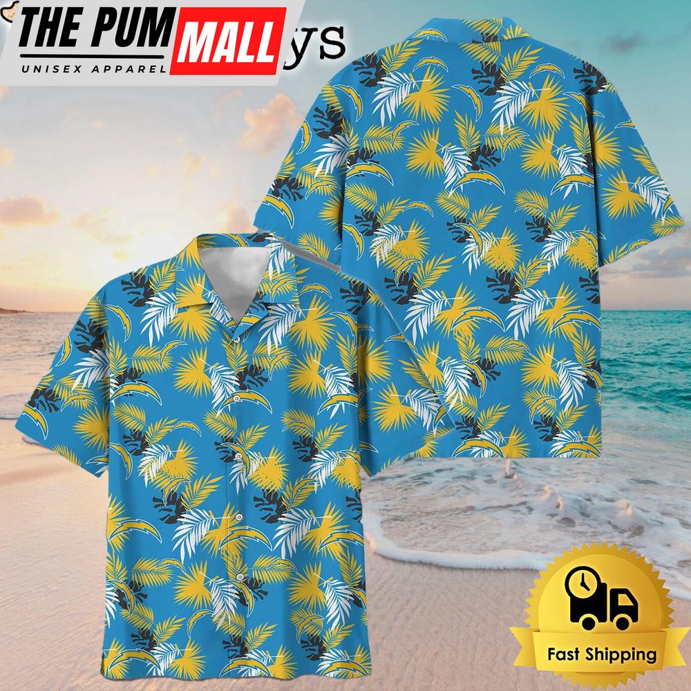 NFL Los Angeles Chargers Hawaiian Shirts For Family Trips