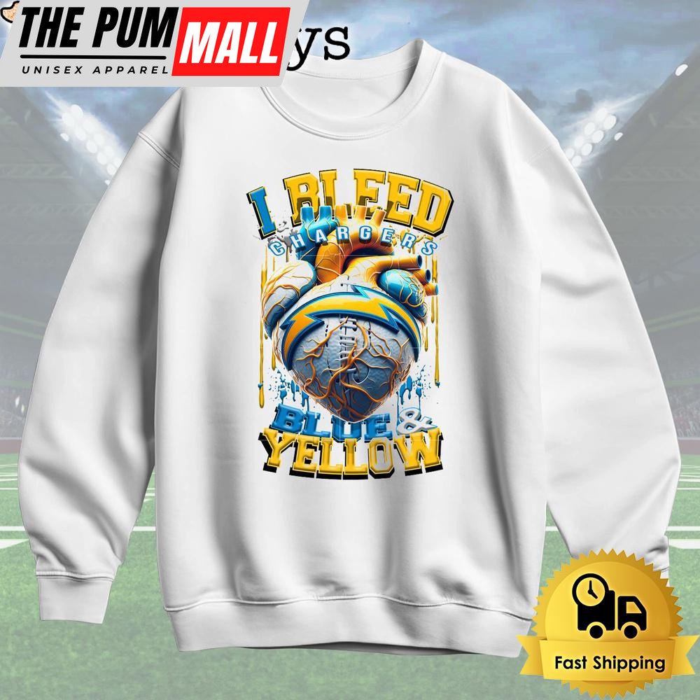 nfl-los-angeles-chargers-i-bleed-blue-yellow-t-shirt-bkdoov0e NFL Los Angeles Chargers I bleed Blue Yellow T Shirt