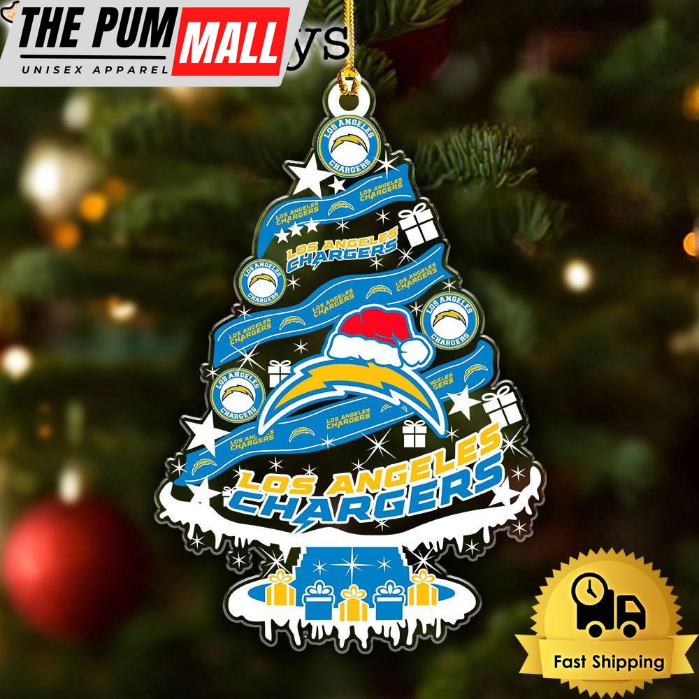 NFL Los Angeles Chargers Tree Christmas Ornament Limited Edition
