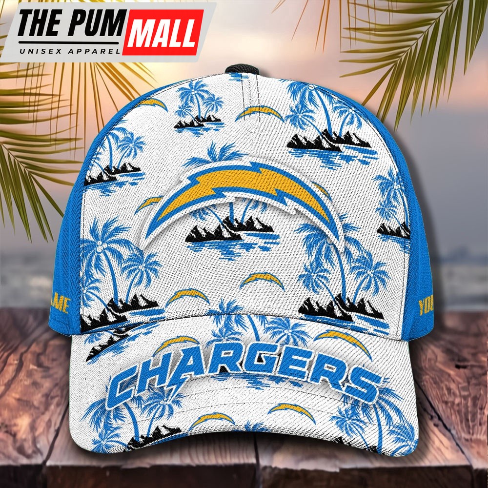 NFL Los Angeles Chargers Tropical Summer Basball Cap