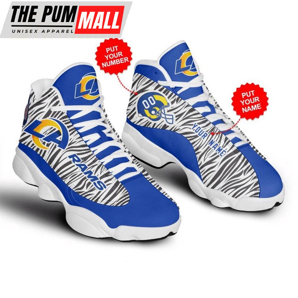 NFL Los Angeles Rams Air Jd 13 Shoes Sneaker