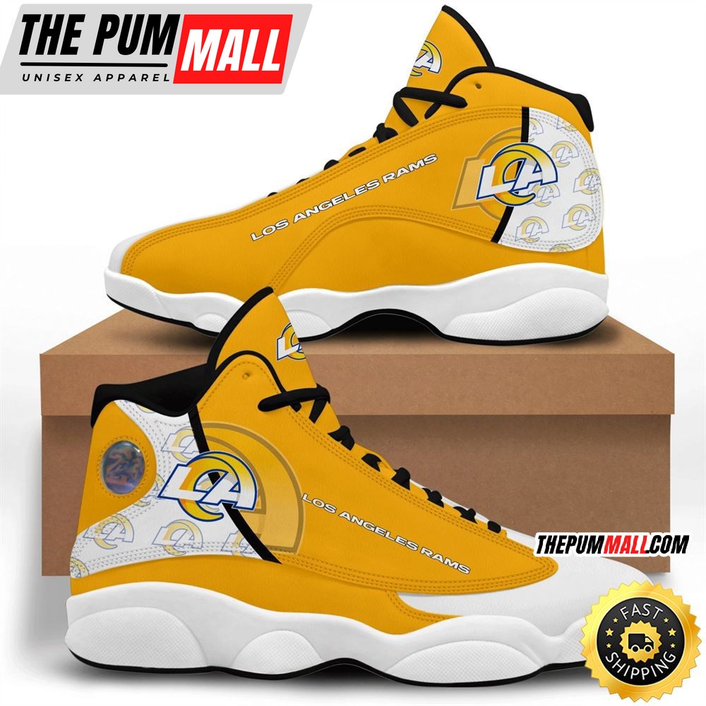 NFL Los Angeles Rams Blue Logo Version Air Jd 13 Shoes