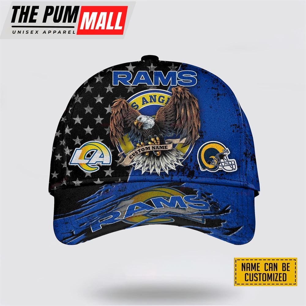 NFL Los Angeles Rams Cap 3D Personalized Classic Eagles Hats Show Your Team Spirit In Style
