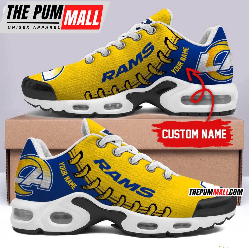 NFL Los Angeles Rams Custom Air Max Plus Shoes
