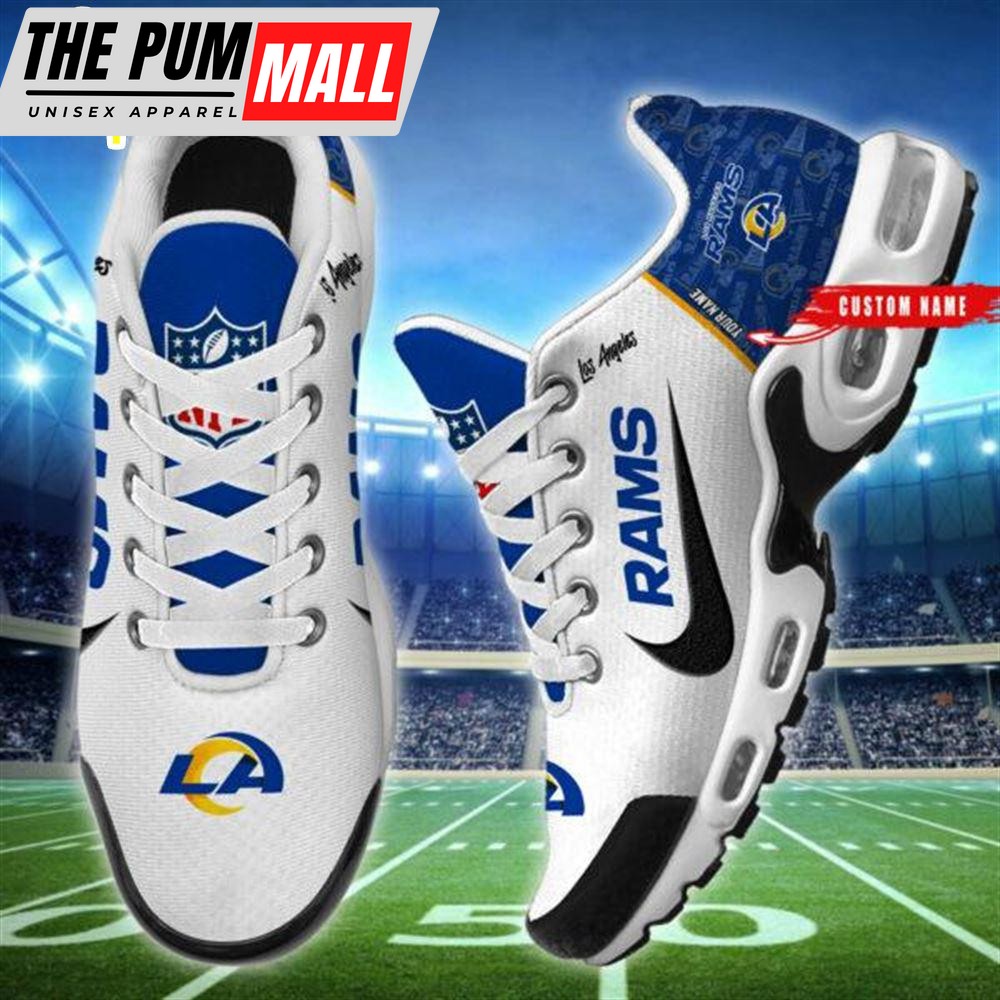 NFL Los Angeles Rams Custom Name Air Max Plus Shoes