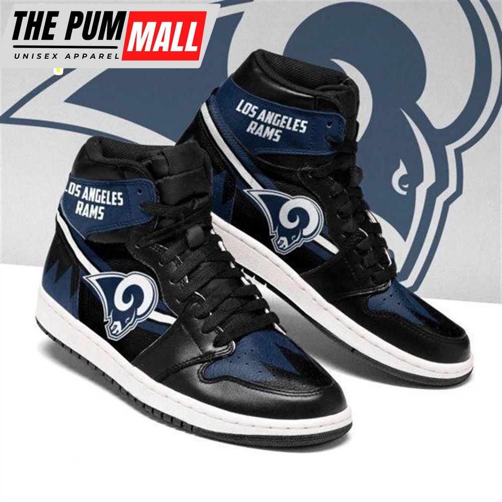 NFL Los Angeles Rams Dark Blue Air Jd 1 High Sneakers