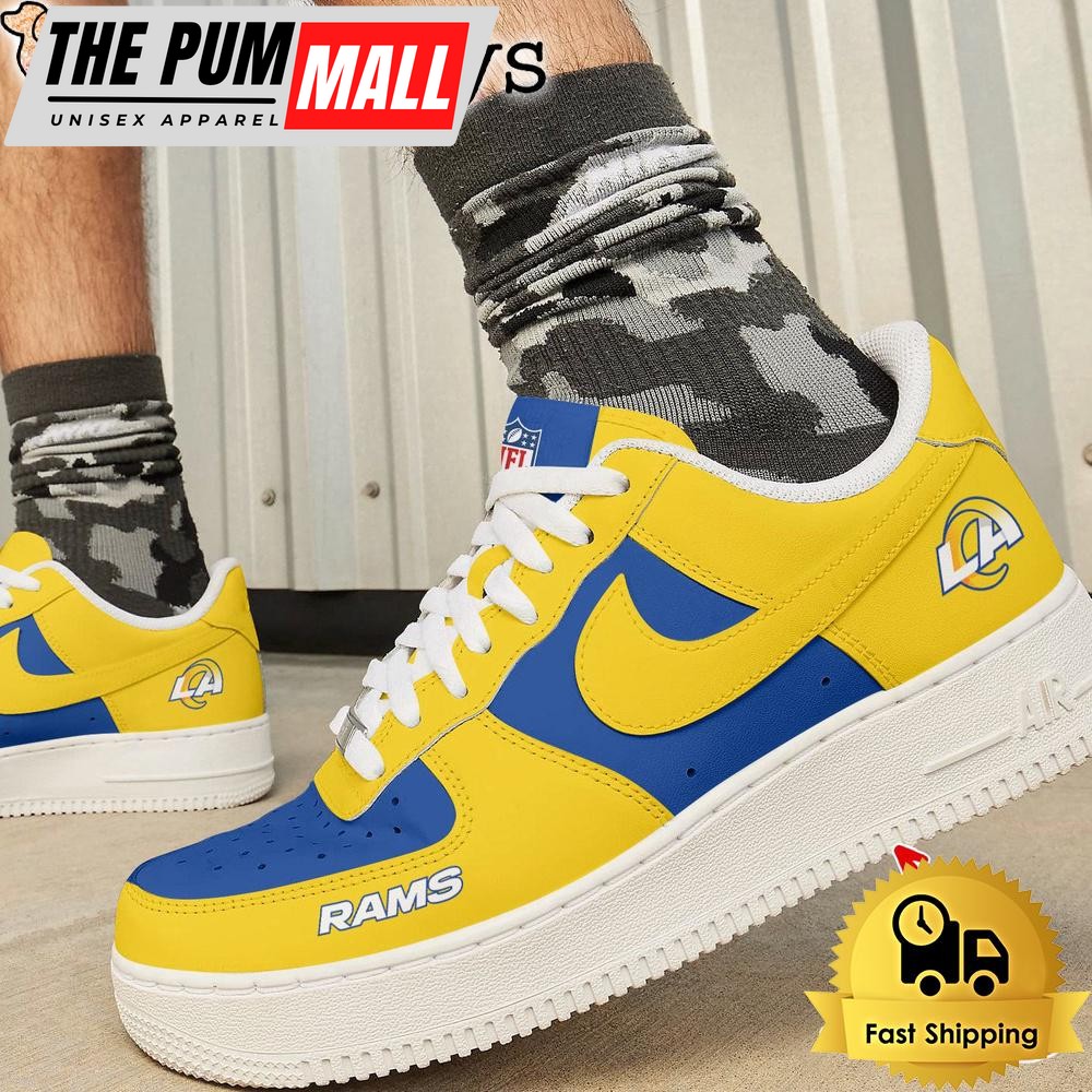 nfl-los-angeles-rams-every-step-carries-belief-custom-air-force-1-shoes-hqssls0r NFL Los Angeles Rams Every Step Carries Belief Custom Air Force 1 Shoes