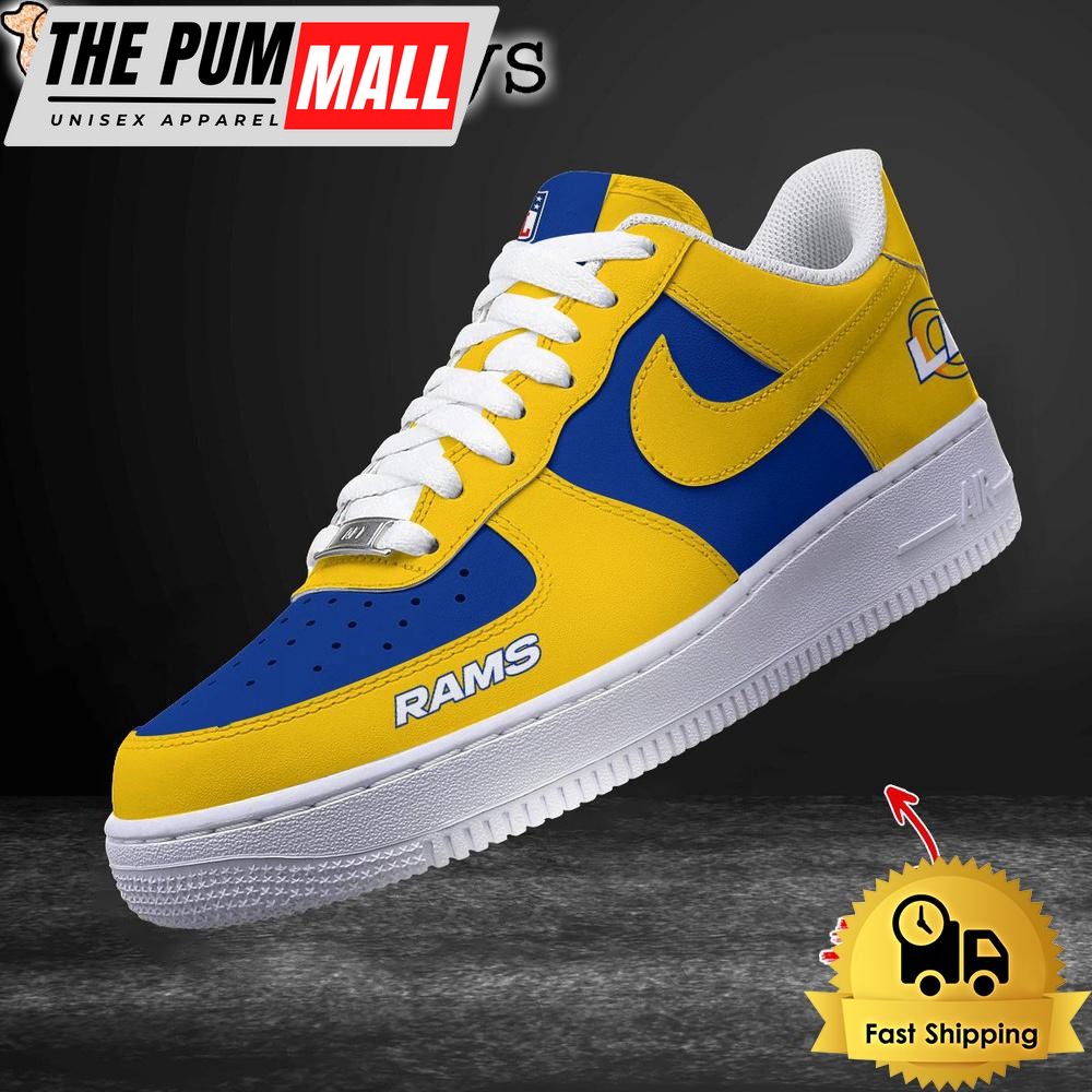 NFL Los Angeles Rams Every Step Carries Belief Custom Air Force 1 Shoes