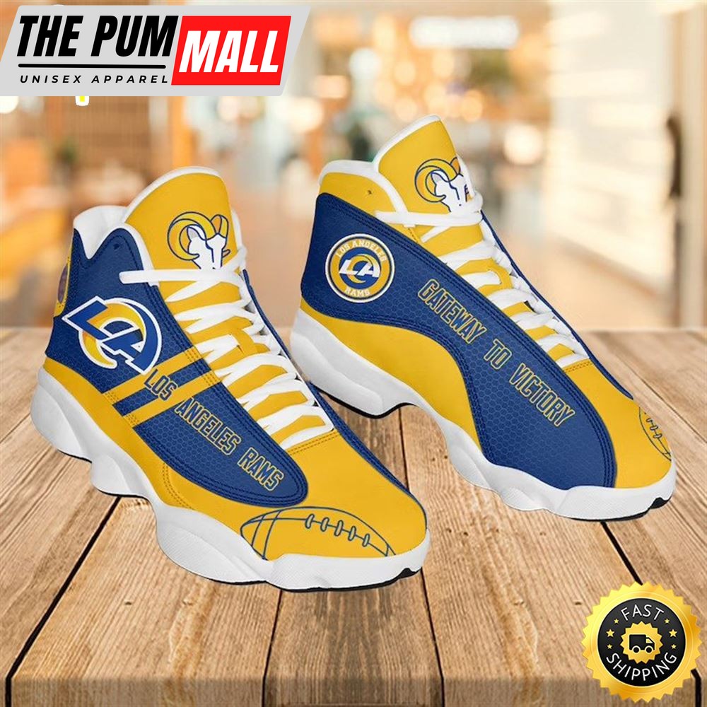 NFL Los Angeles Rams Gateway To Victory Air Jd 13 Shoes
