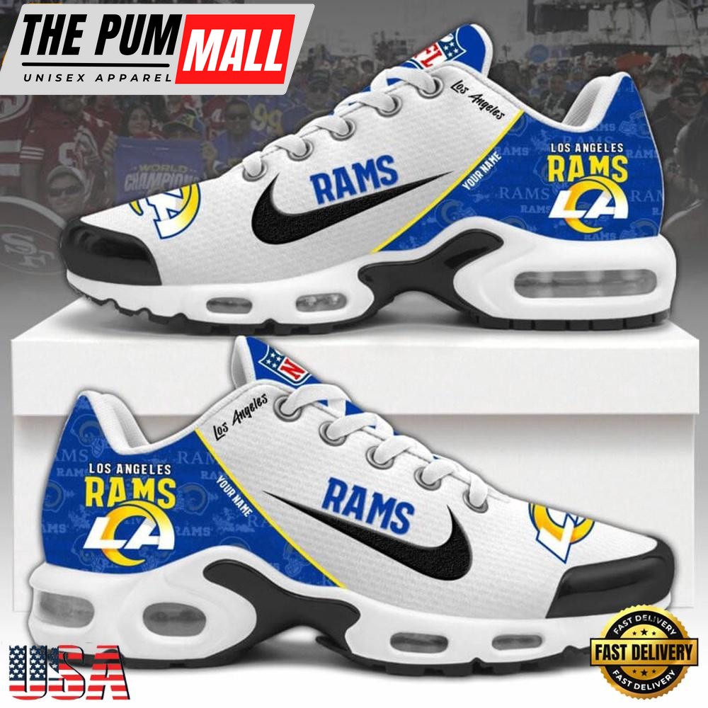 NFL Los Angeles Rams Logo 2025 Custom Air Max Plus Shoes Running Sneakers