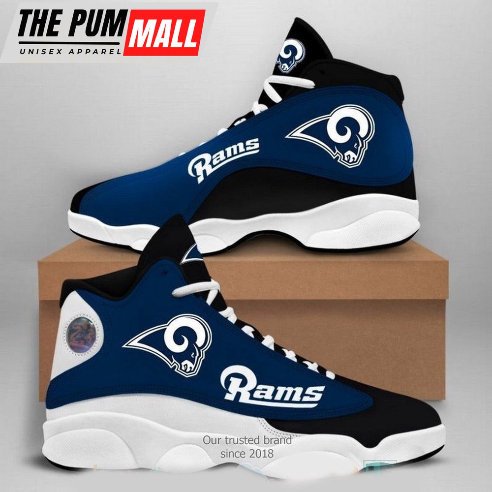 NFL Los Angeles Rams Logo Football Team Air Jd 13 Shoes